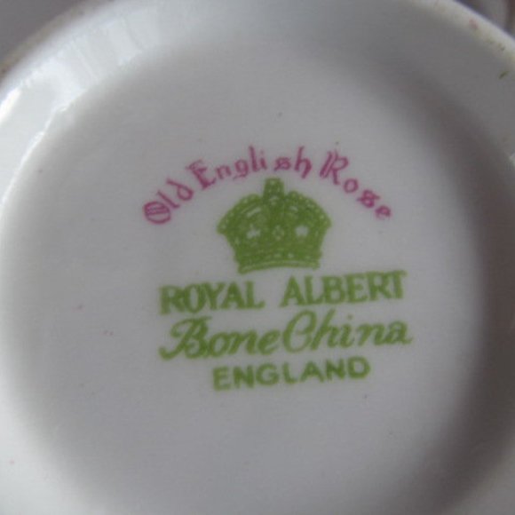 Old English Rose Sugar & Creamer set Rose Pattern Tea Table Coffee Bar Decor - Picture 6 of 6